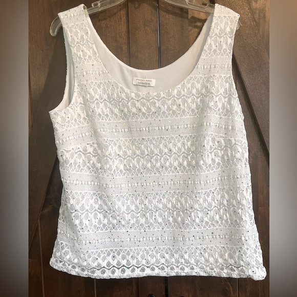 Dress Barn Other - Dress barn. Sparkly stretch lace tank top. Size 16W